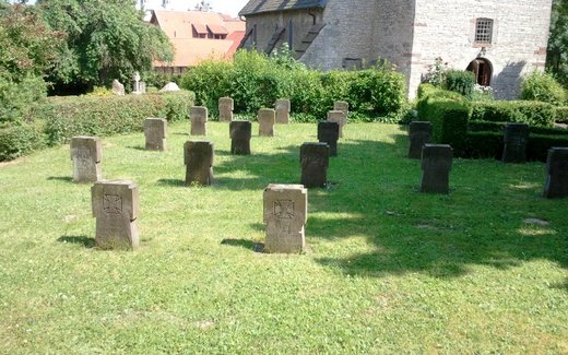 Ansicht der Kriegsgräberstätte Bad Gandersheim, St. Georgsfriedhof