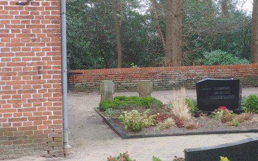 Ansicht der Kriegsgräberstätte Apen - Nordloh, Friedhof