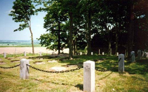 Ansicht der Kriegsgräberstätte Aljanowo