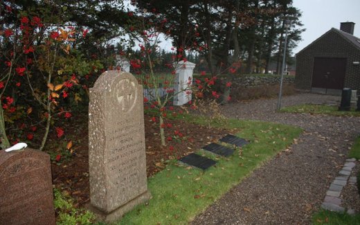 Ansicht der Kriegsgräberstätte Vang