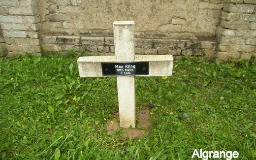 Ansicht der Kriegsgräberstätte Algrange