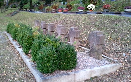 Ansicht der Kriegsgräberstätte Bad Grund, Ev. Friedhof (Bergfriedhof)