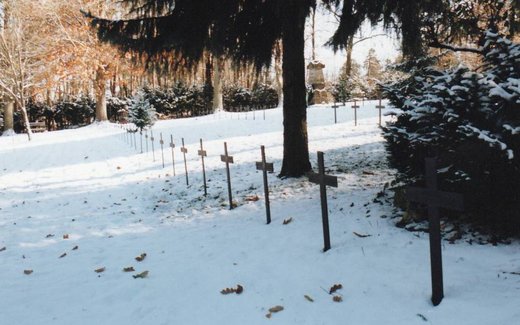 Ansicht der Kriegsgräberstätte Ansbach