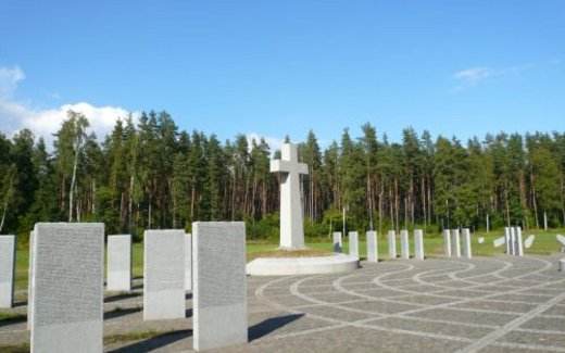 Ansicht der Kriegsgräberstätte Riga Beberbeki