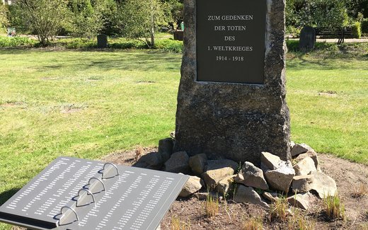 Ansicht der Kriegsgräberstätte Magdeburg, Westfrdh.