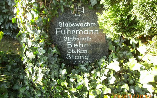 Ansicht der Kriegsgräberstätte Allenbach, Gemeindefriedhof