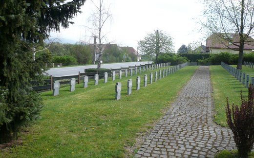 Ansicht der Kriegsgräberstätte Zborov