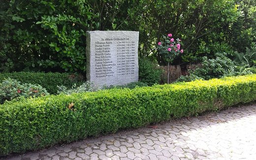 Ansicht der Kriegsgräberstätte Balje, Ev.- luth. Friedhof