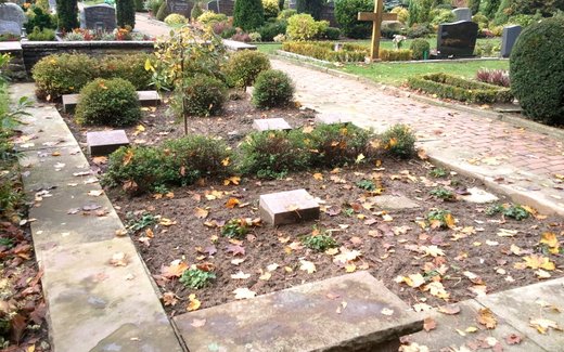 Ansicht der Kriegsgräberstätte Badbergen, Alter Friedhof