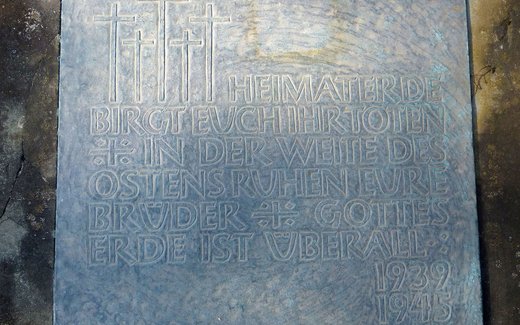 Ansicht der Kriegsgräberstätte Bad Schwalbach,Gemeinde- u.Ehrenfriedhof