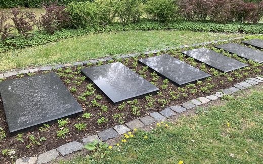 Ansicht der Kriegsgräberstätte Magdeburg-Westerhüsen