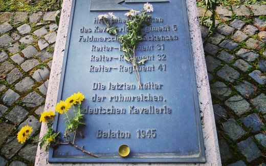 Ansicht der Kriegsgräberstätte Balatonkenese