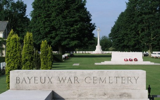 Ansicht der Kriegsgräberstätte Bayeux