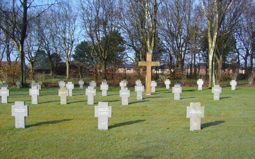 Ansicht der Kriegsgräberstätte Haderslev Neuer Friedhof