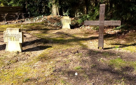 Ansicht der Kriegsgräberstätte Bad Sachsa, Ev.- luth. Gemeindefriedhof