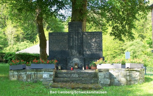 Ansicht der Kriegsgräberstätte Bad Camberg-Schwickershausen
