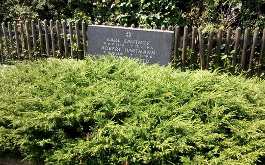 Ansicht der Kriegsgräberstätte Kalefeld - Eboldshausen, Ev.- luth. Friedhof