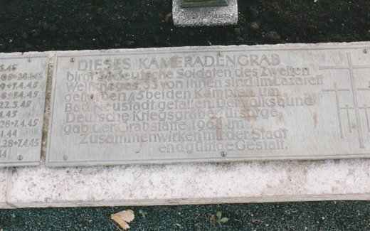 Ansicht der Kriegsgräberstätte Bad Neustadt/Saale