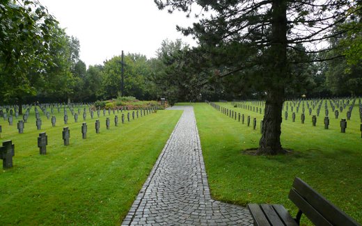 Ansicht der Kriegsgräberstätte Allentsteig