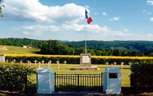 Ansicht der Kriegsgräberstätte Abreschviller