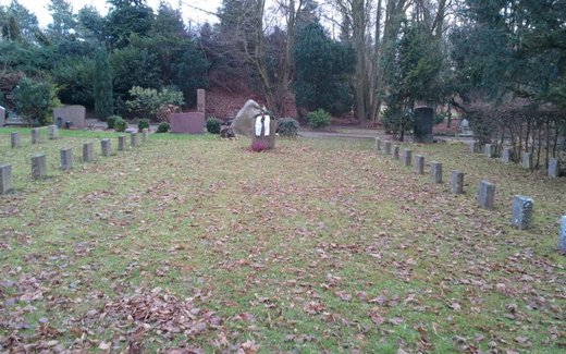 Ansicht der Kriegsgräberstätte Bad Münder - Stadtfriedhof