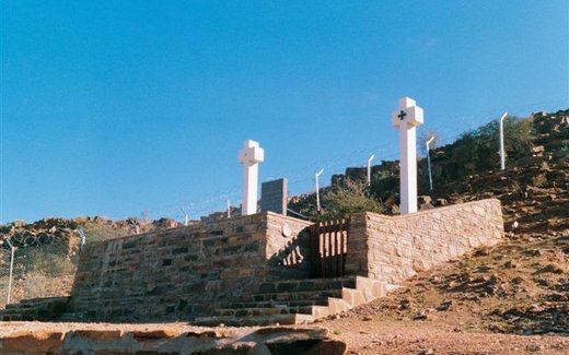 Ansicht der Kriegsgräberstätte Kakamas Südafrika