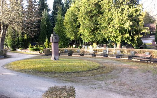 Ansicht der Kriegsgräberstätte Bad Lauterberg, Bergfriedhof