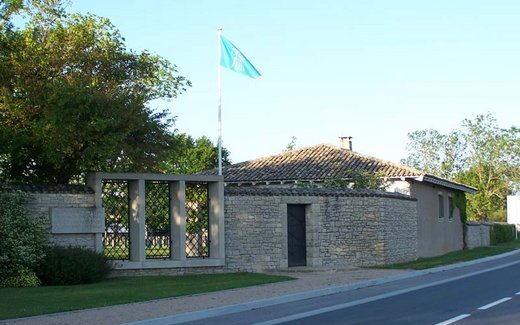 Ansicht der Kriegsgräberstätte Dagneux