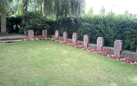 Ansicht der Kriegsgräberstätte Achim, Ev. - luth. Friedhof
