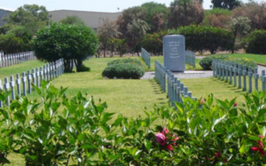 Ansicht der Kriegsgräberstätte Ben M'Sik