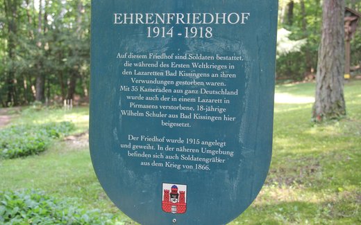 Ansicht der Kriegsgräberstätte Bad Kissingen, Efdh.
