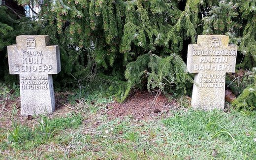 Ansicht der Kriegsgräberstätte Alfeld/Leine