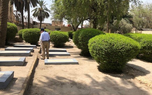 Ansicht der Kriegsgräberstätte Bagdad