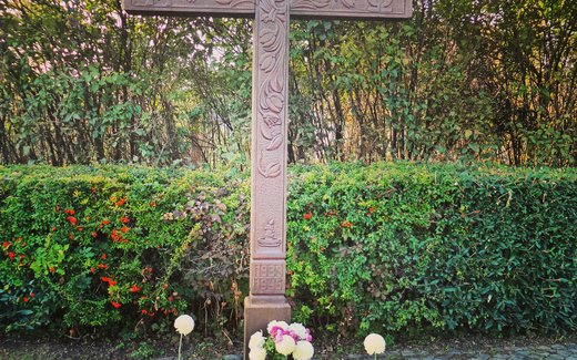 Ansicht der Kriegsgräberstätte Balatonkenese