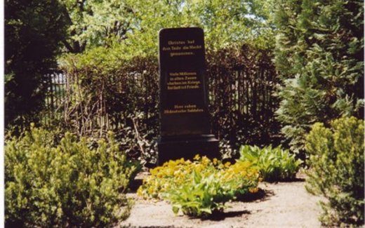 Ansicht der Kriegsgräberstätte Wachow