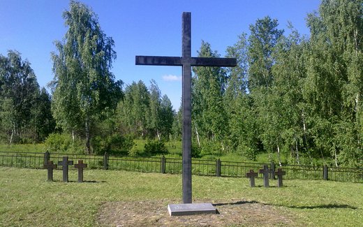 Ansicht der Kriegsgräberstätte Artemowskij