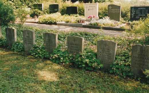 Ansicht der Kriegsgräberstätte Damm, Fdh.