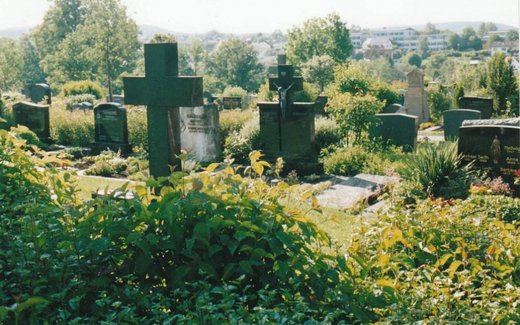 Ansicht der Kriegsgräberstätte Baunach