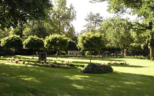 Ansicht der Kriegsgräberstätte Bad Dürrenberg, neuer Friedhof