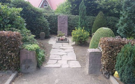 Ansicht der Kriegsgräberstätte Barnstorf, Ev. - luth. Friedhof