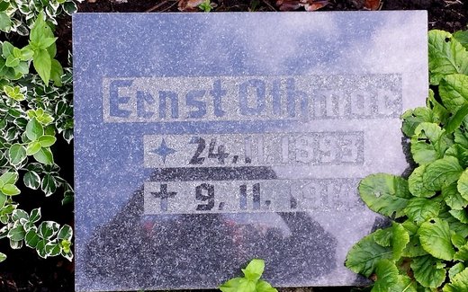 Ansicht der Kriegsgräberstätte Balje, Ev.- luth. Friedhof