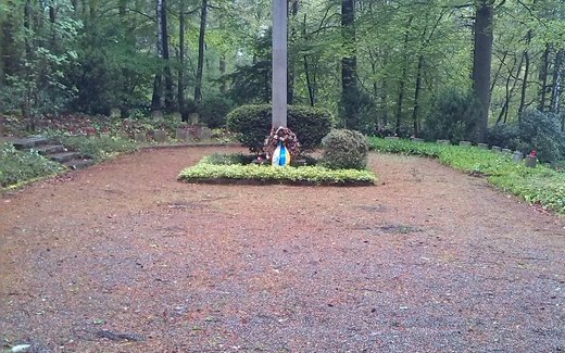 Ansicht der Kriegsgräberstätte Ibbenbüren-Riesenbecker Berg