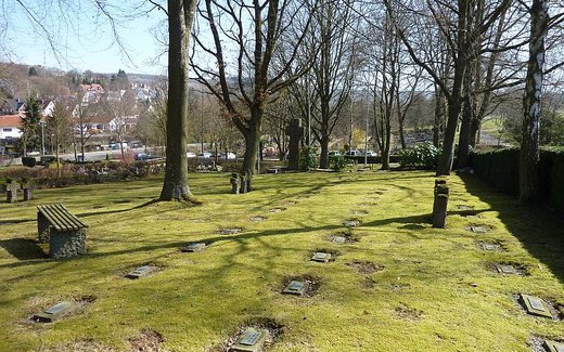 Ansicht der Kriegsgräberstätte Idstein