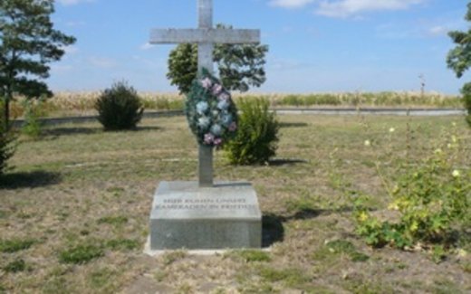 Ansicht der Kriegsgräberstätte Amrossijiwka