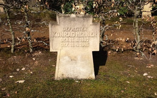 Ansicht der Kriegsgräberstätte Bad Sachsa, Ev.- luth. Gemeindefriedhof