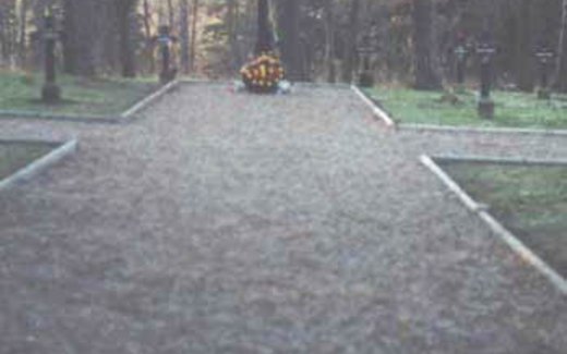 Ansicht der Kriegsgräberstätte Allenstein Jakobsberg/ Olsztyn