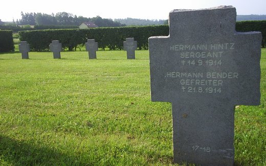 Ansicht der Kriegsgräberstätte Abreschviller