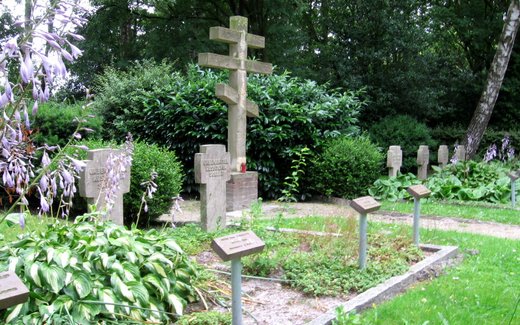 Ansicht der Kriegsgräberstätte Aurich - Tannenhausen, Kriegsgräberstätte