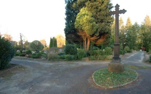 Ansicht der Kriegsgräberstätte Bad Sassendorf-Weslarn-Evangelischer Friedhof