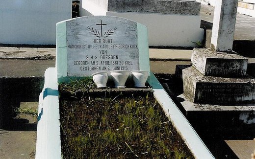 Ansicht der Kriegsgräberstätte Talcahuano